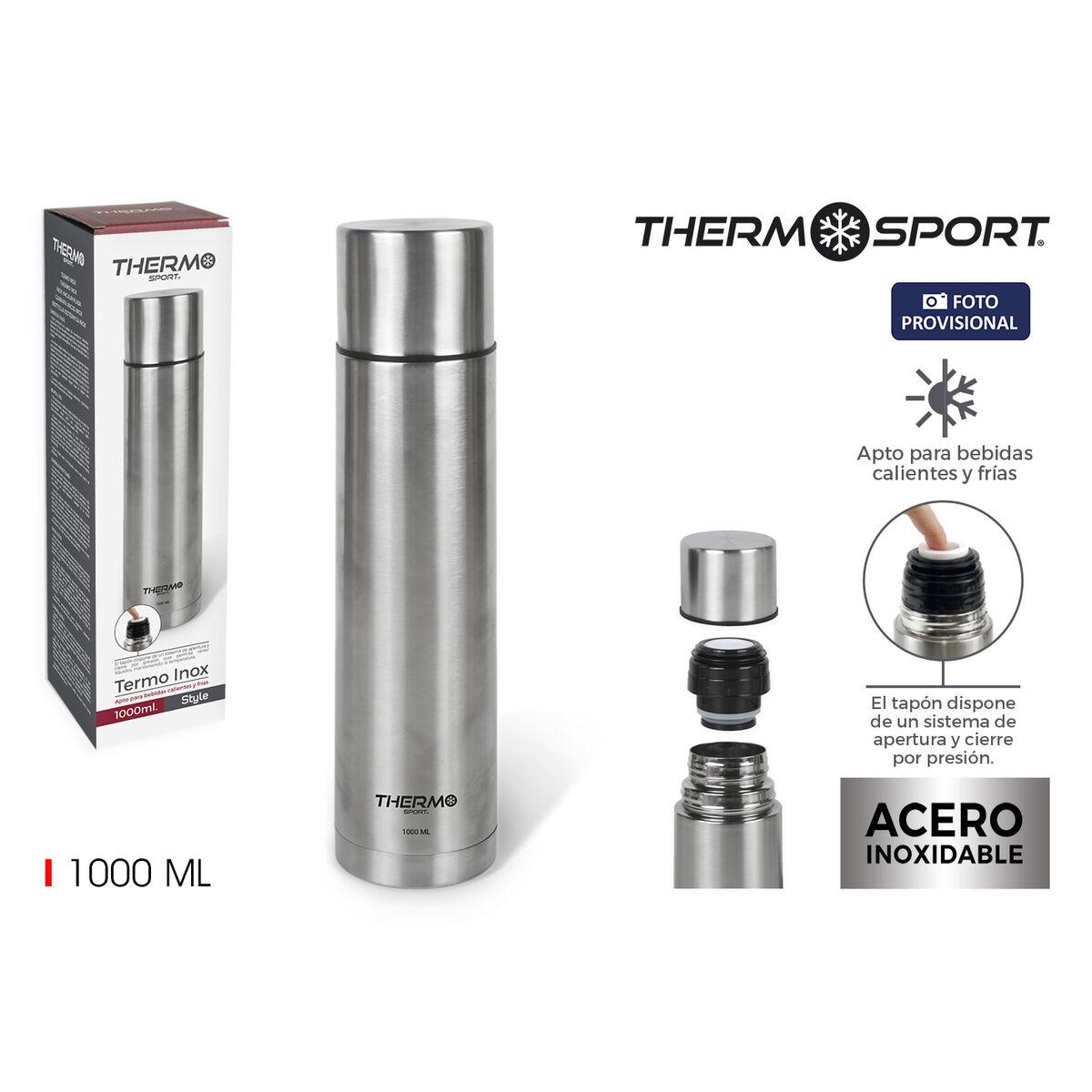 Termo de Viaje ThermoSport 1 L Multicolor 6 Unidades