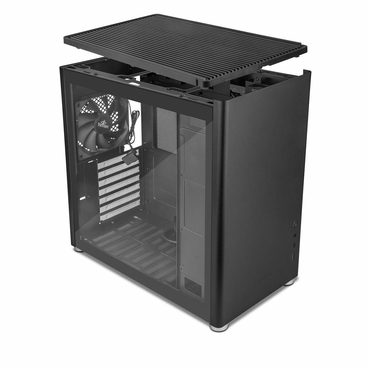 Caja Semitorre ATX Yeyian Hussar Plus Negro