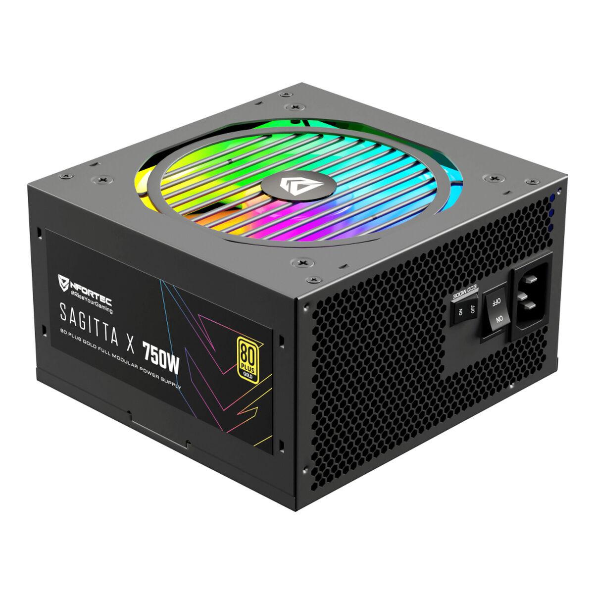 Fuente de Alimentación Nfortec NF-PSU-SAGITTAX-FM-7 ATX 750 W