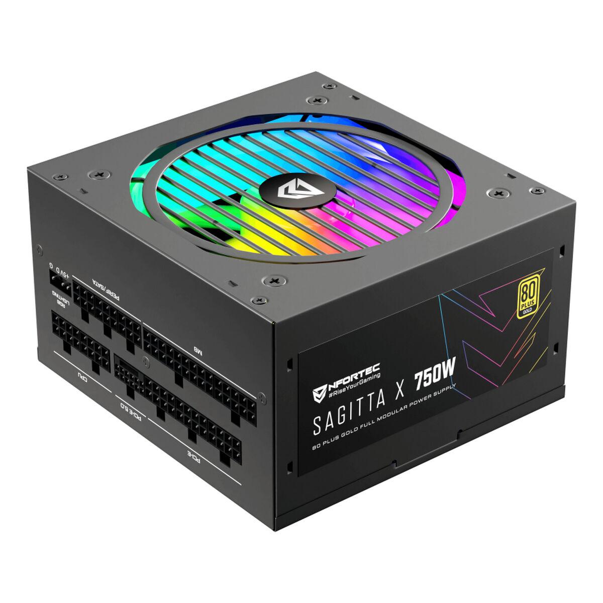 Fuente de Alimentación Nfortec NF-PSU-SAGITTAX-FM-7 ATX 750 W