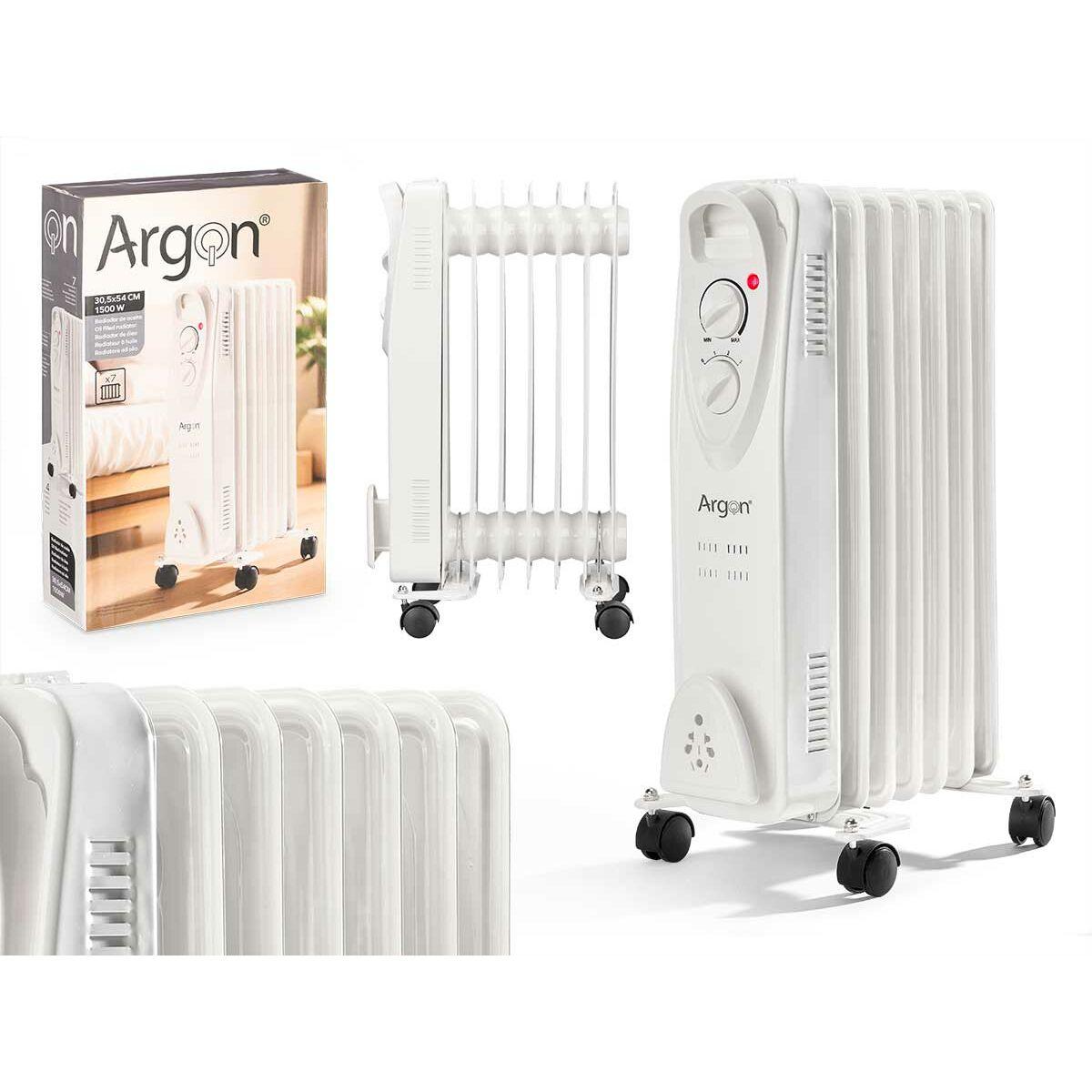 Radiador Argon SH-66-7 WHITE Blanco 1500 W