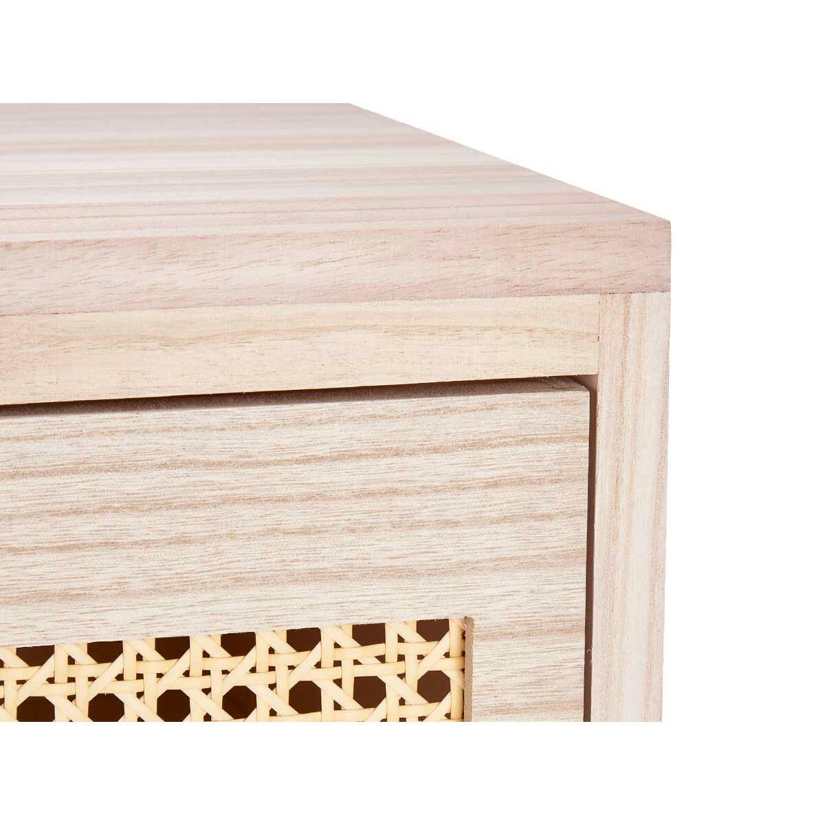 Cajonera Rattan Natural 40 x 58 x 29 cm 3 cajones