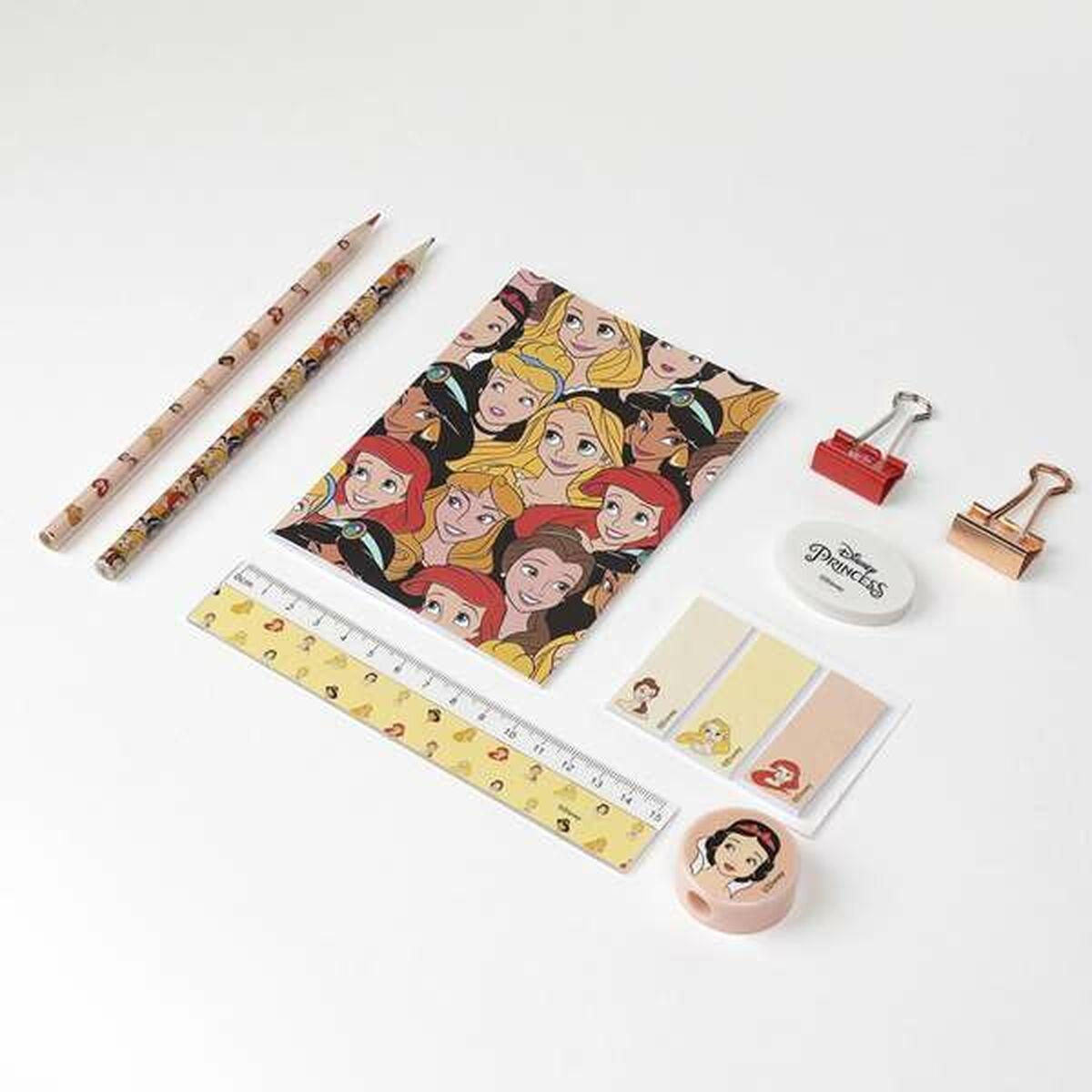 Set de Papelería Disney Princess black (6 Piezas)
