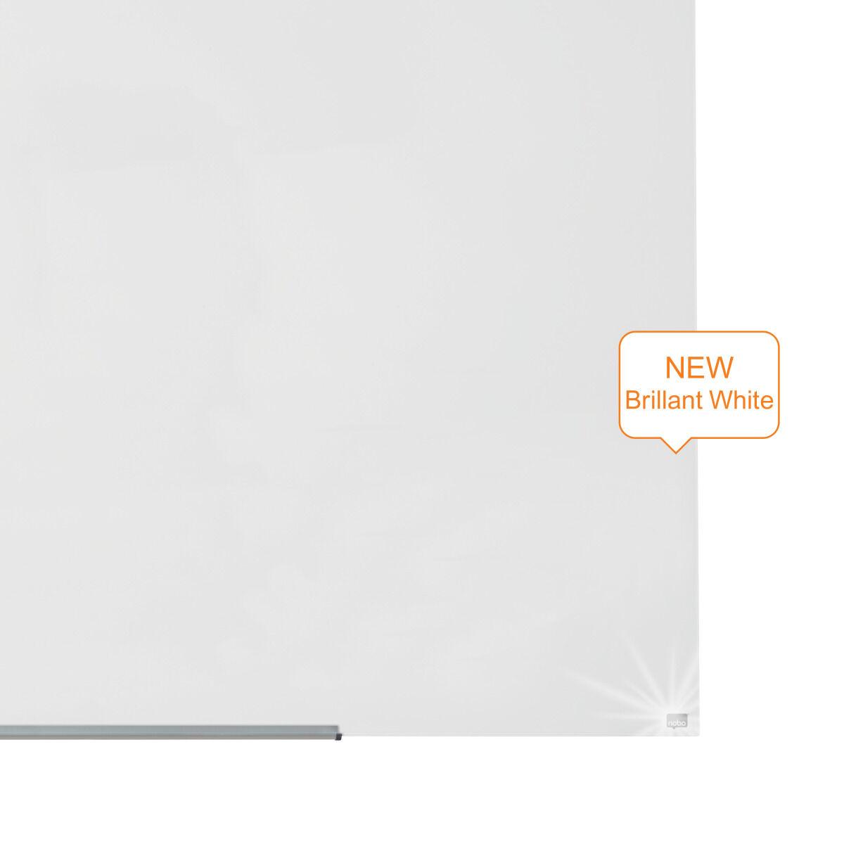 Pizarra magnética Nobo Impression Pro Blanco Cristal 190 x 100 cm