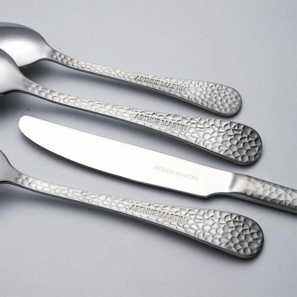 Cubertería Arthur Martin AM4463 Gris Acero Inoxidable 24 Piezas
