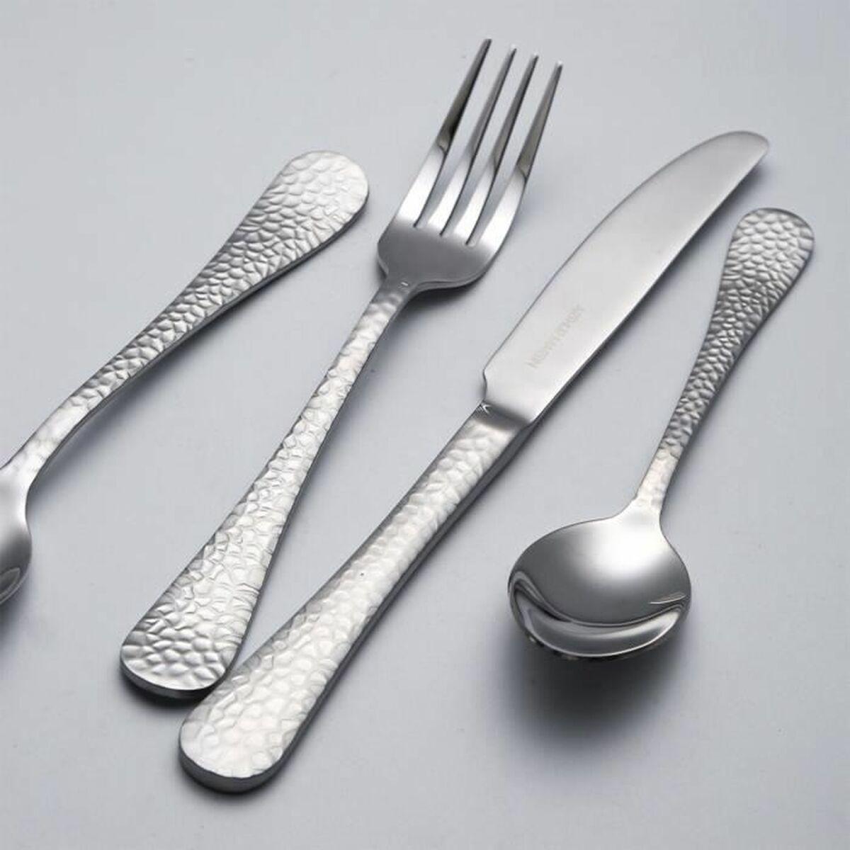 Cubertería Arthur Martin AM4463 Gris Acero Inoxidable 24 Piezas