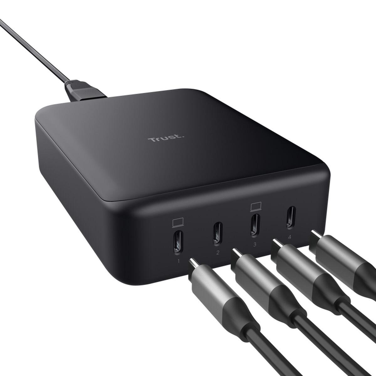 Powerbank Trust 25413 Negro