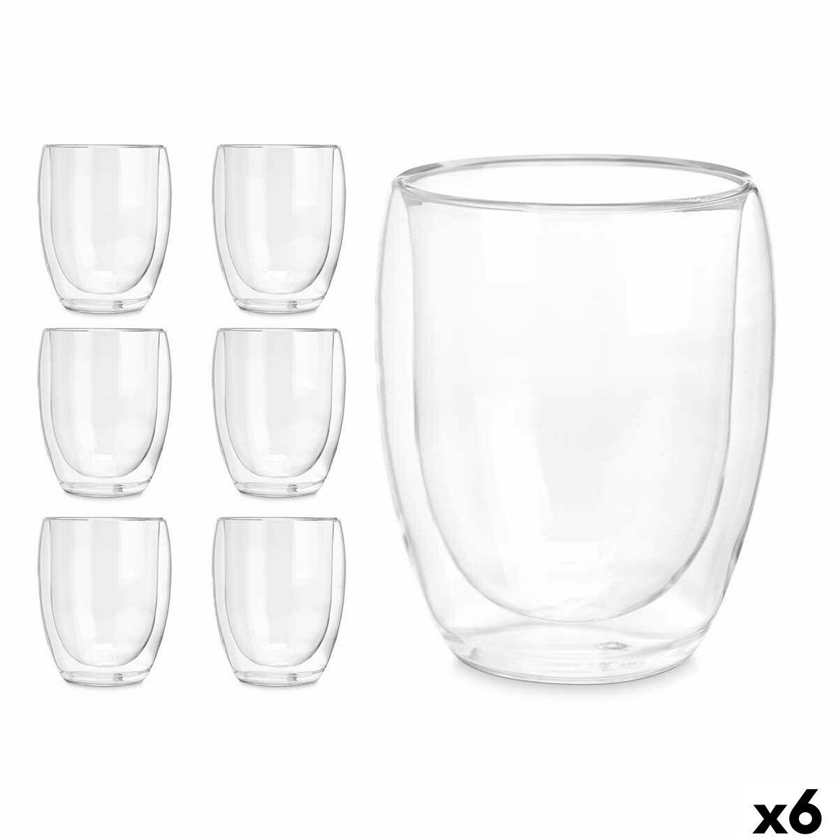 Vaso de agua Vivalto OCT-DG2061 Transparente Vidrio de Borosilicato 326 ml (6 Unidades)