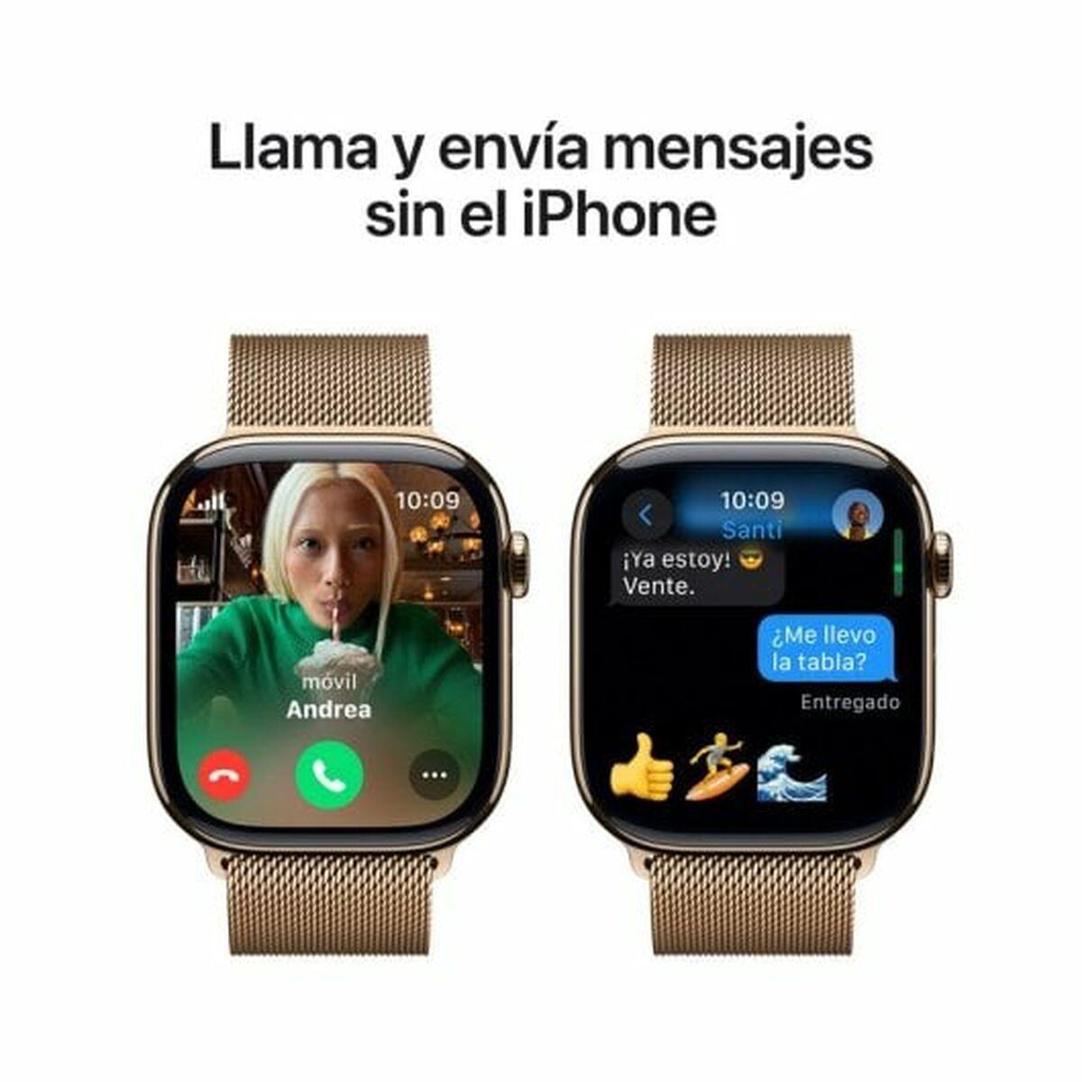 Reloj Hombre Apple Dorado 46 mm