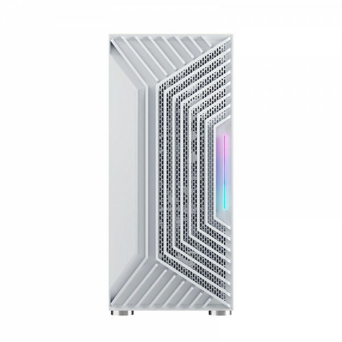 Caja Semitorre ATX Nfortec NF-CS-NERVIA-W Blanco