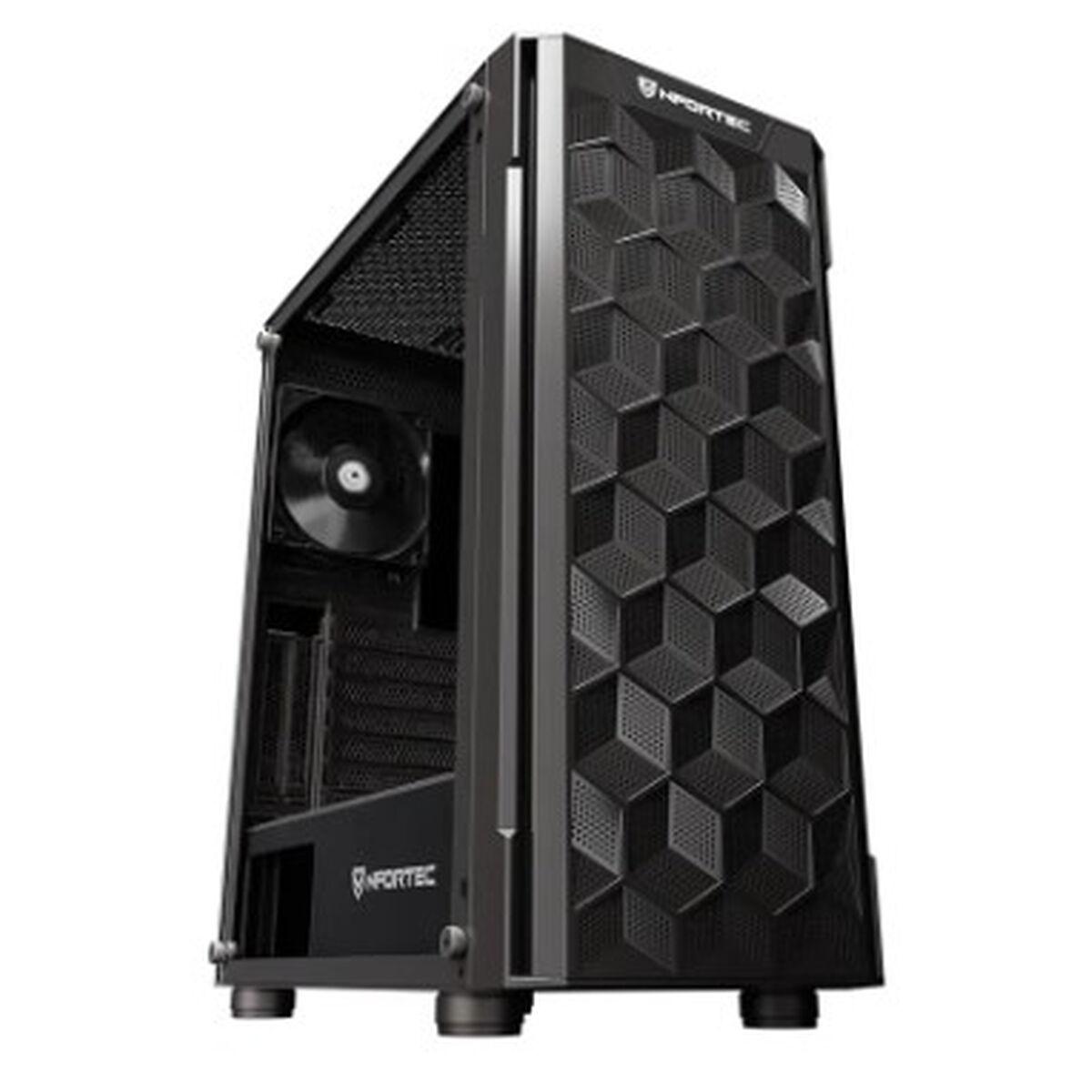 Caja Semitorre ATX Nfortec NF-CS-AZIR-B Negro
