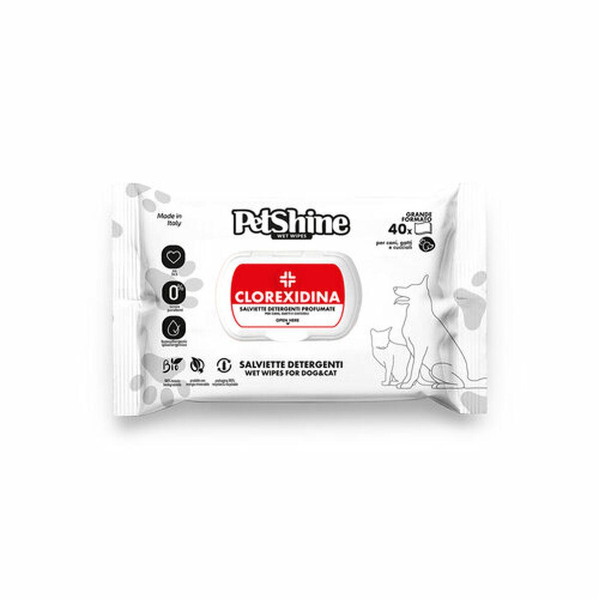 Toallitas Húmedas para Mascotas Porrini Clorexidina 40 unidades