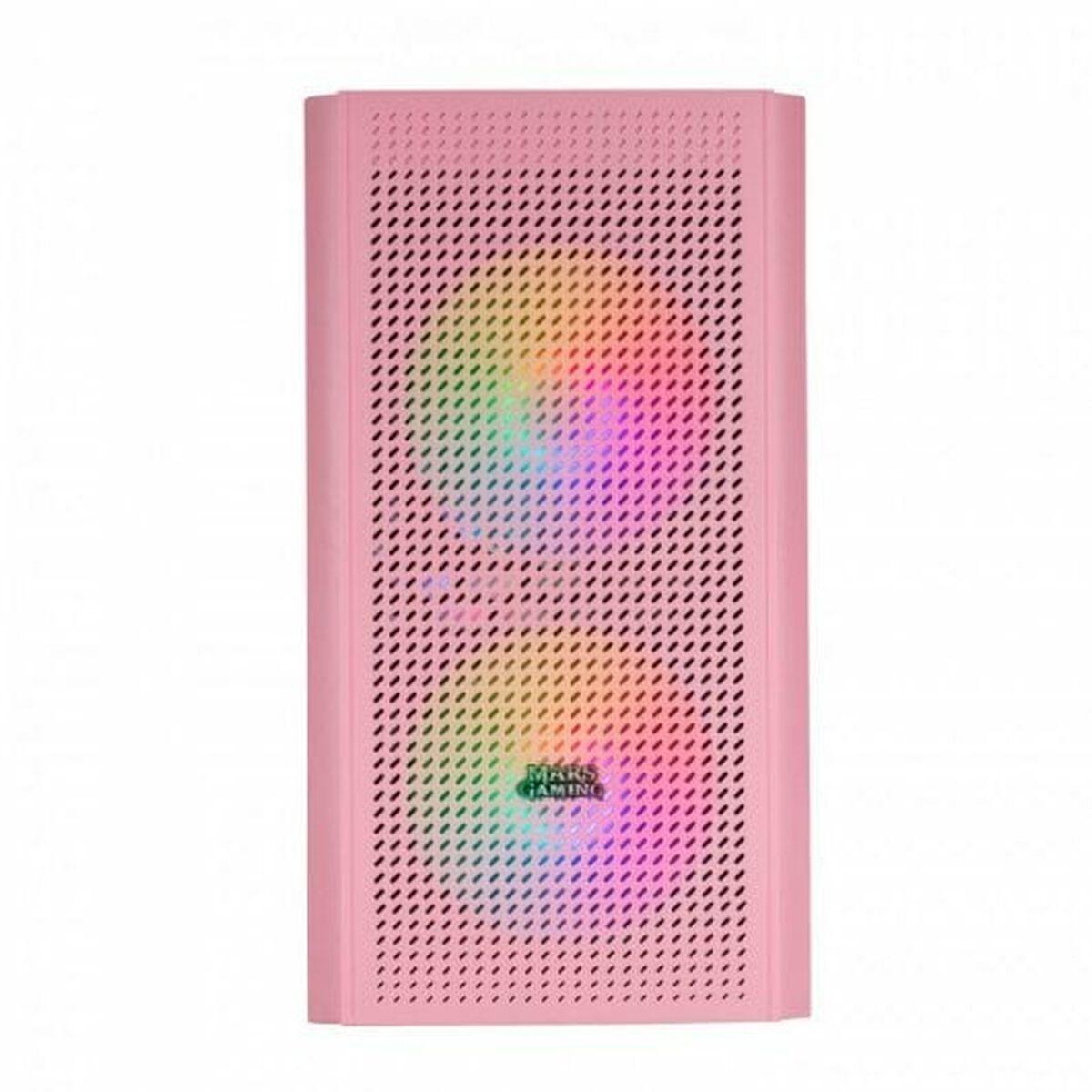 Caja Semitorre ATX Mars Gaming Rosa