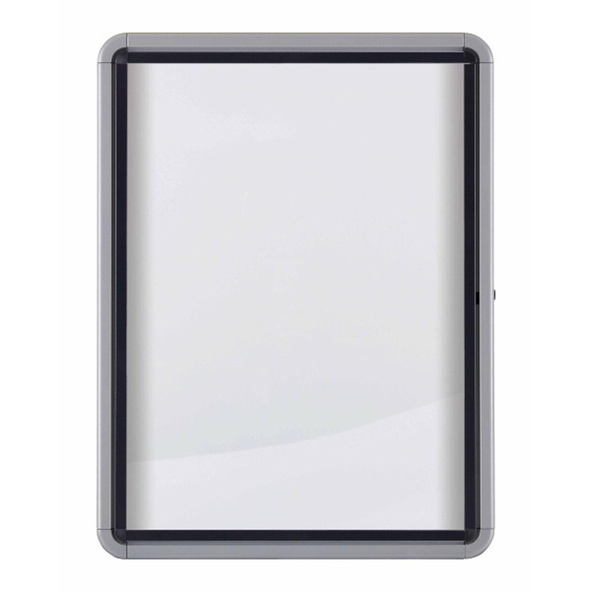 Tablero de Corcho Nobo Blanco Aluminio