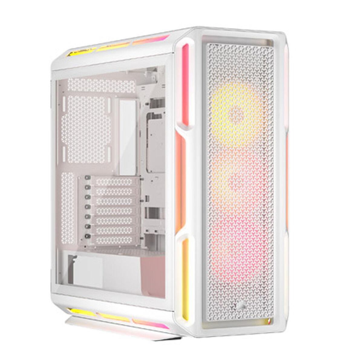 Caja Semitorre ATX Corsair 5000T LX RGB Blanco