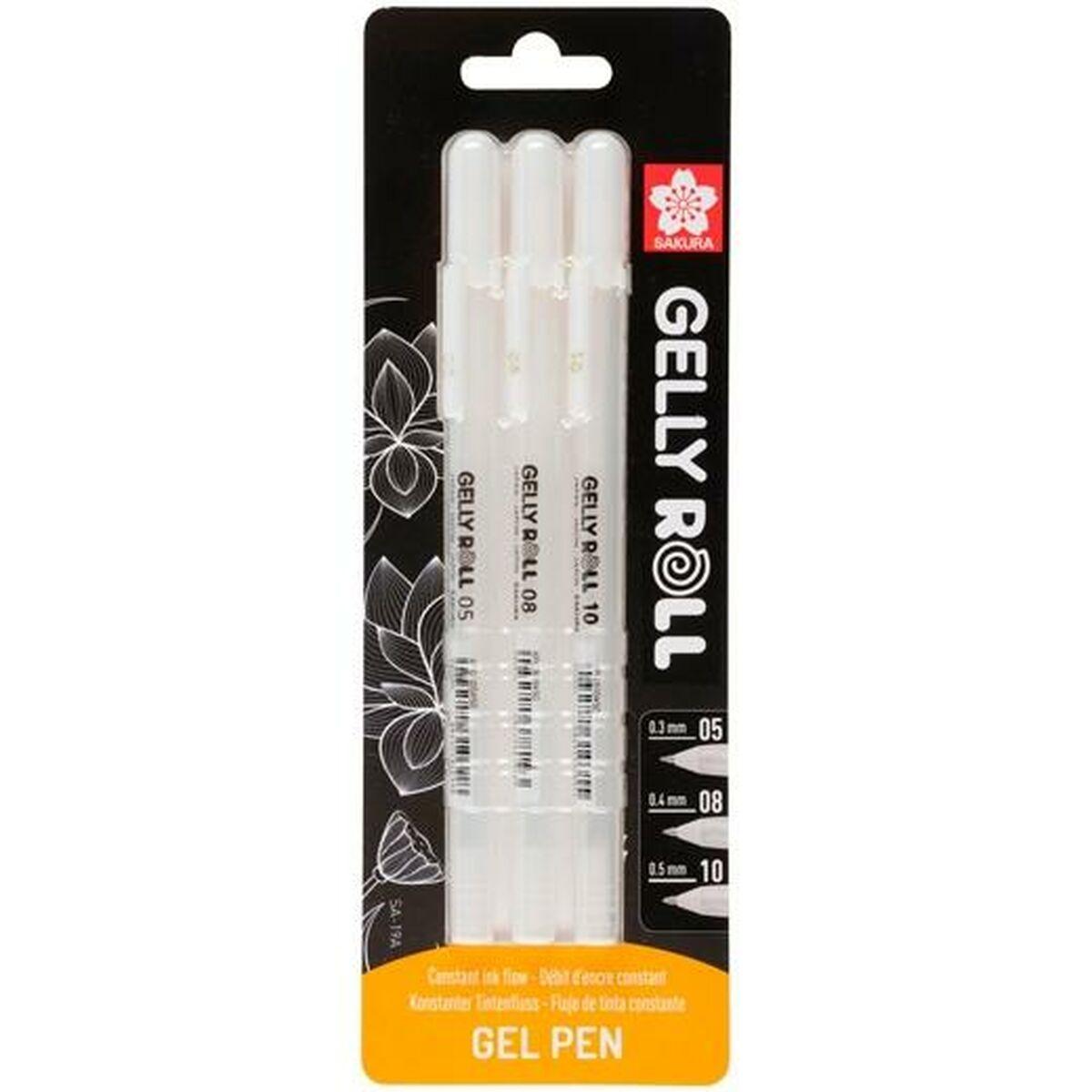 Set de Bolígrafos Talens GELLY ROLL Blanco (6 Unidades)