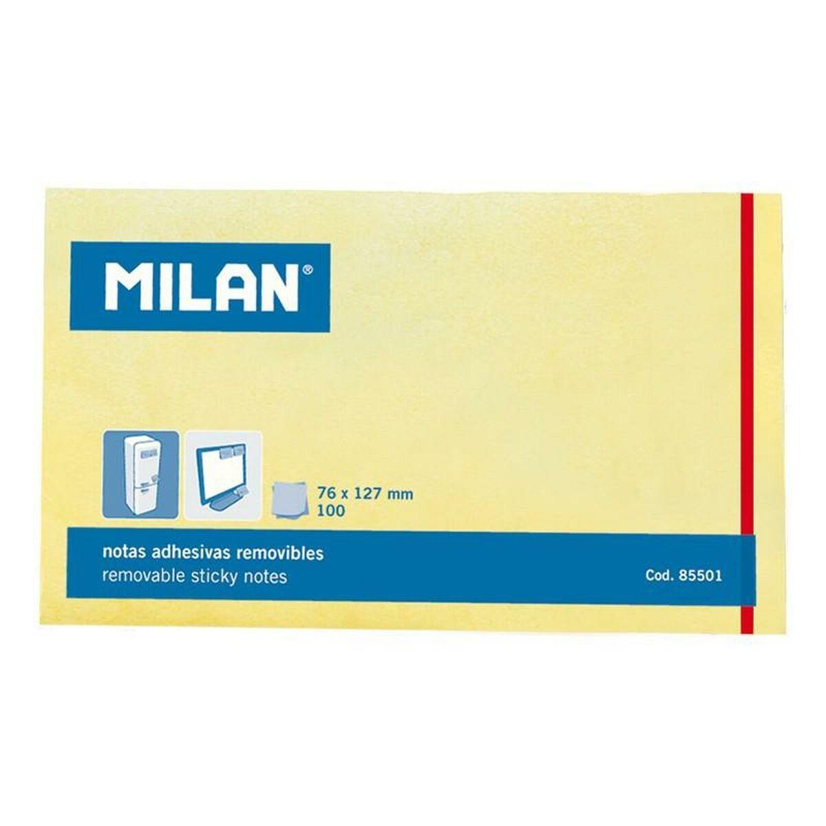 Notas Adhesivas Milan Amarillo (10 Unidades)