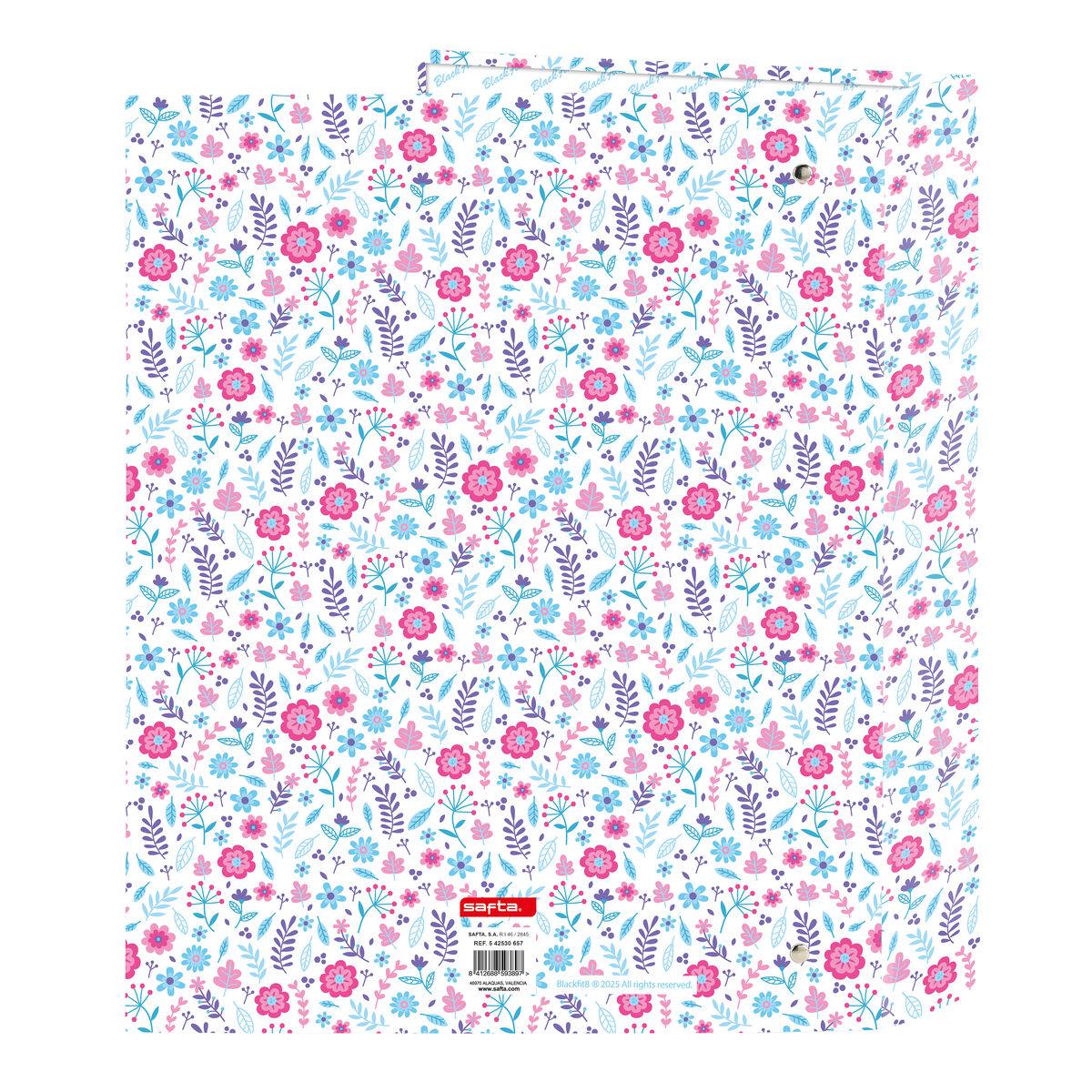 Carpeta de anillas BlackFit8 Cool Multicolor A4 27 x 33 x 6 cm