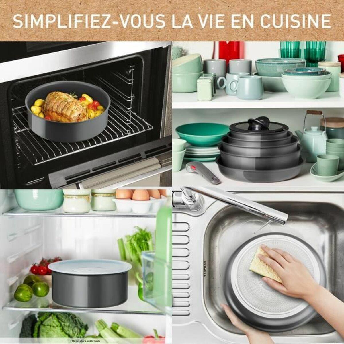 Sartén Tefal L2600602 Gris Aluminio