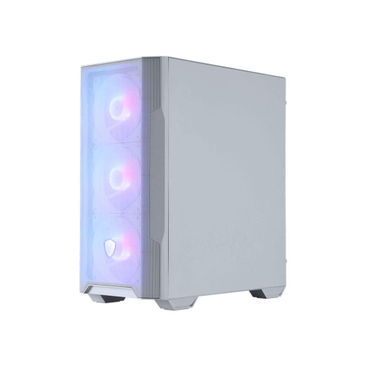 Caja Semitorre ATX MSI MAG FORGE M100R WHITE Blanco Transparente