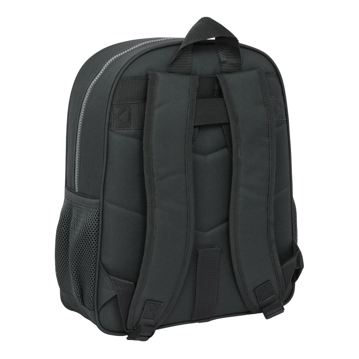 Mochila Escolar Real Madrid C.F. Gris 32 x 38 x 12 cm