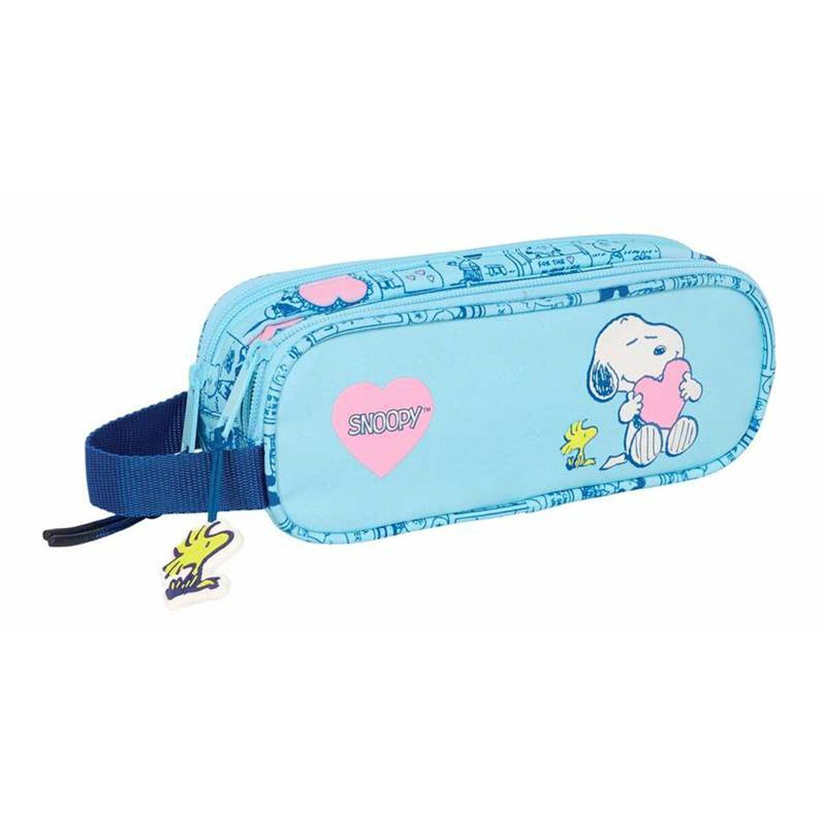 Portatodo Doble Snoopy Love 21 x 8 x 6 cm