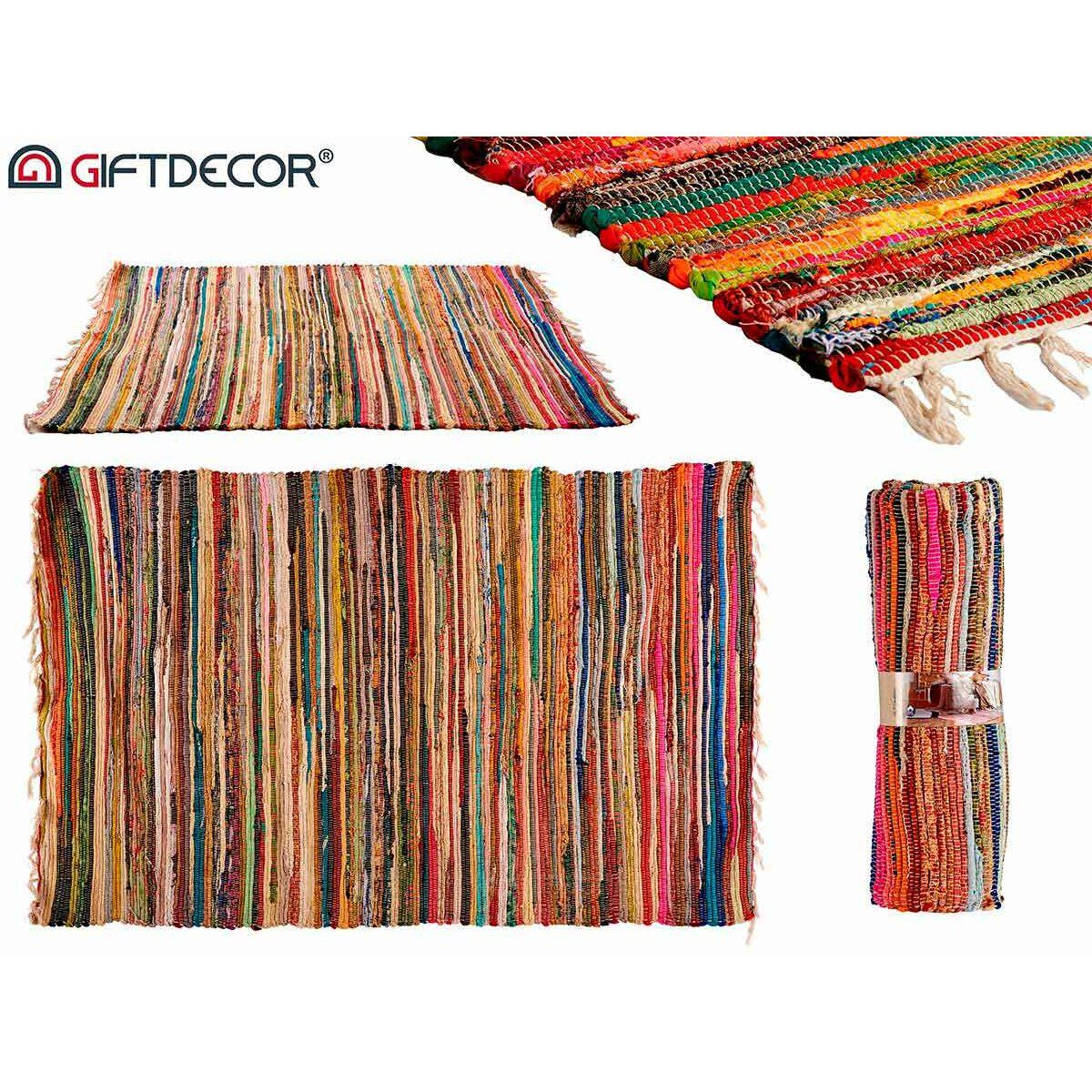 Alfombra A-3 Multicolor 120 x 2 x 180 cm (4 Unidades)