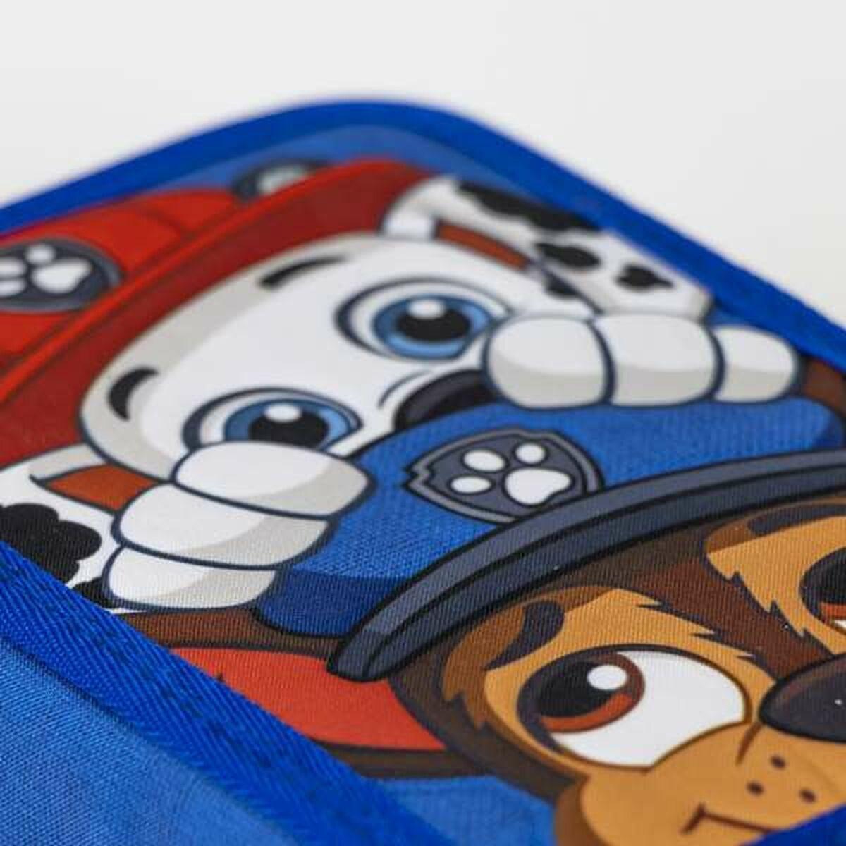 Estuche Escolar The Paw Patrol Azul 12,5 x 19,5 x 4,5 cm