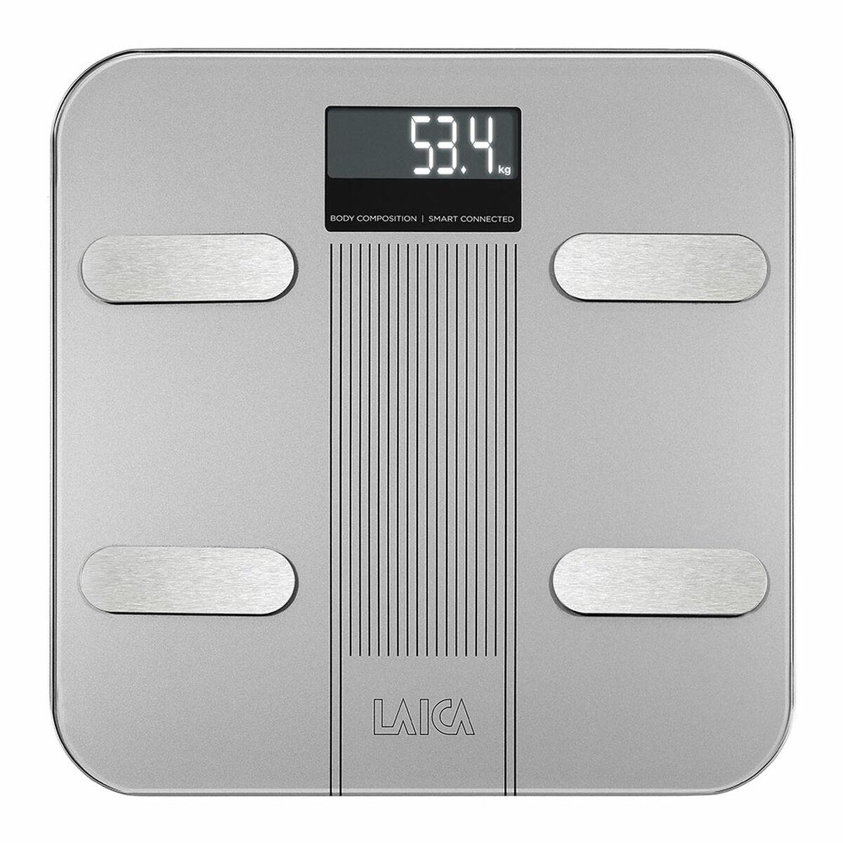 Bluetooth LAICA Blanco Cristal Templado 180 kg