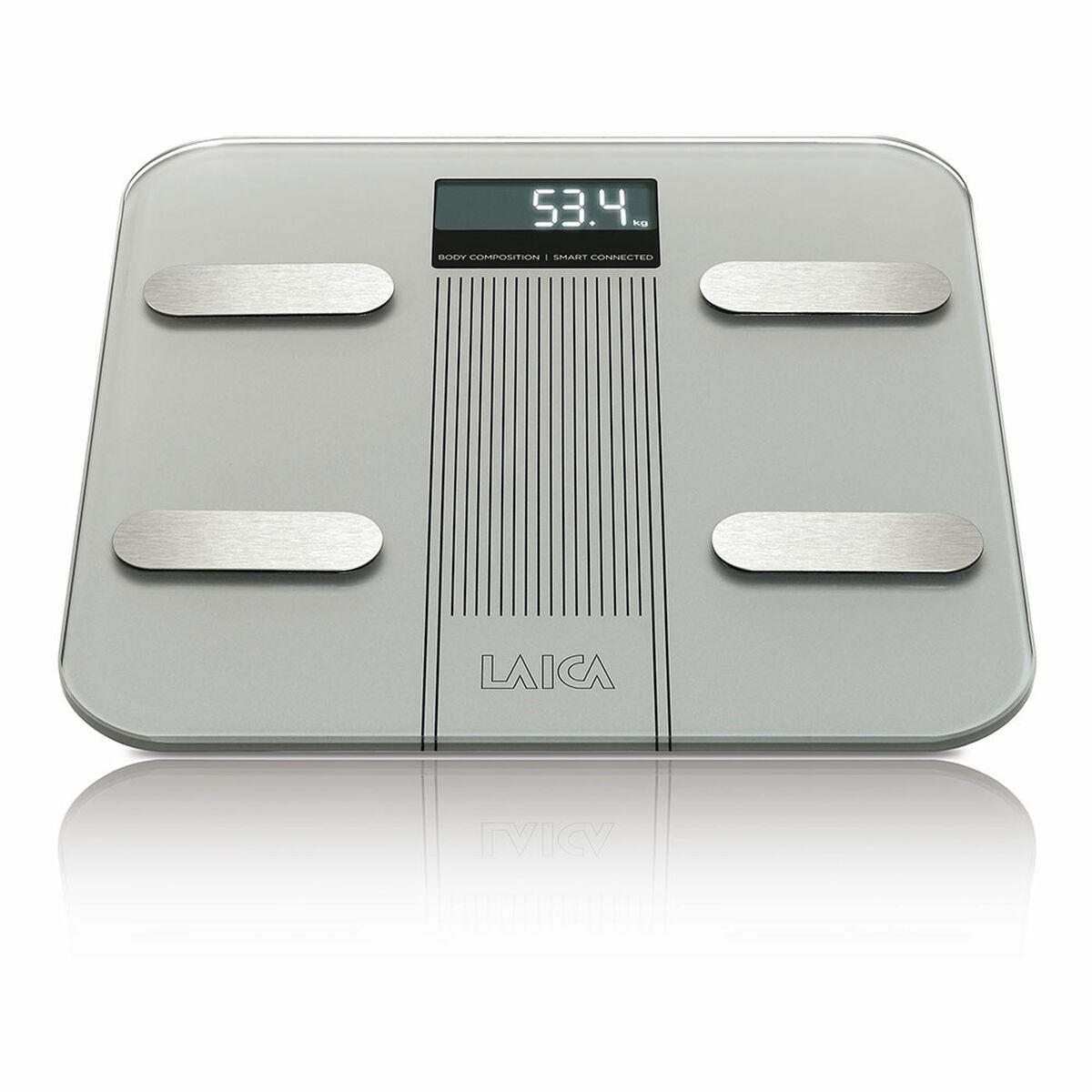 Bluetooth LAICA Blanco Cristal Templado 180 kg