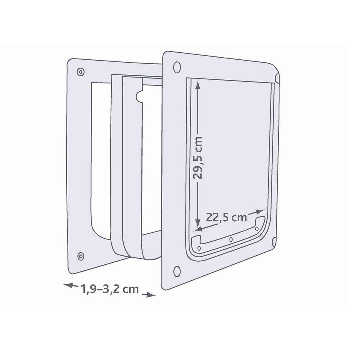 Gatera Trixie Blanco Plástico 30 × 36 CM