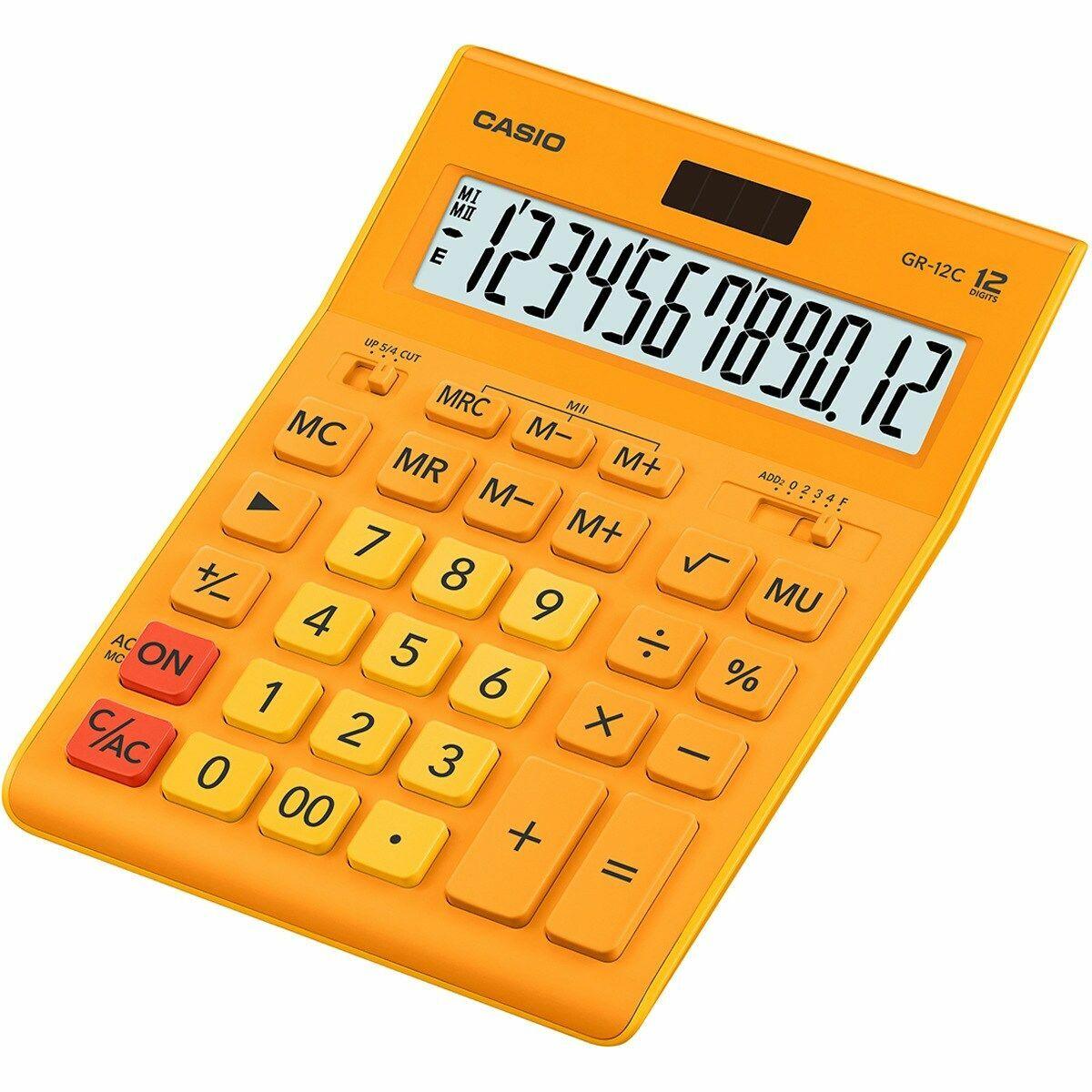 Calculadora Casio GR-12C-RG-W-EP Resina