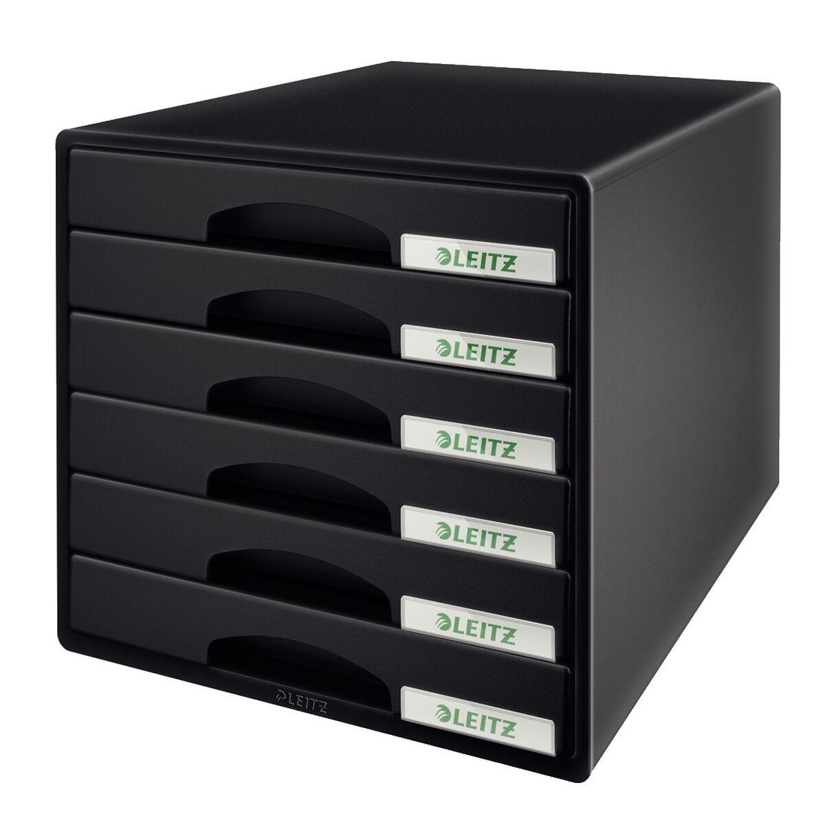 Cajón Archivador Leitz Buc de cajones Plus Negro