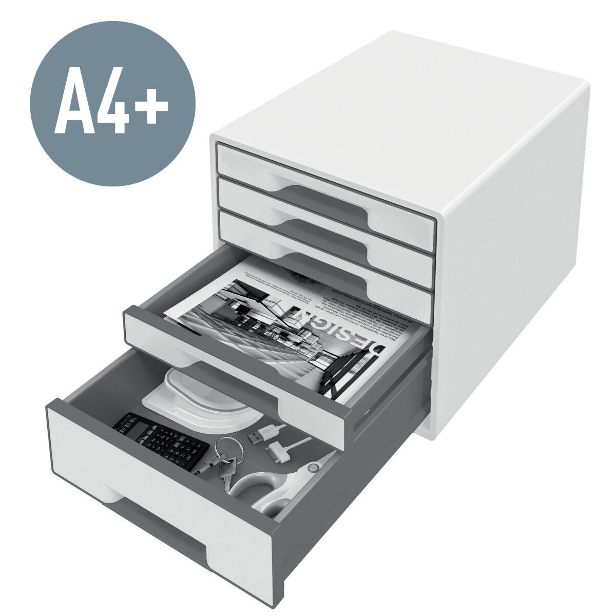 Cajón Archivador Leitz WOW CUBE Blanco