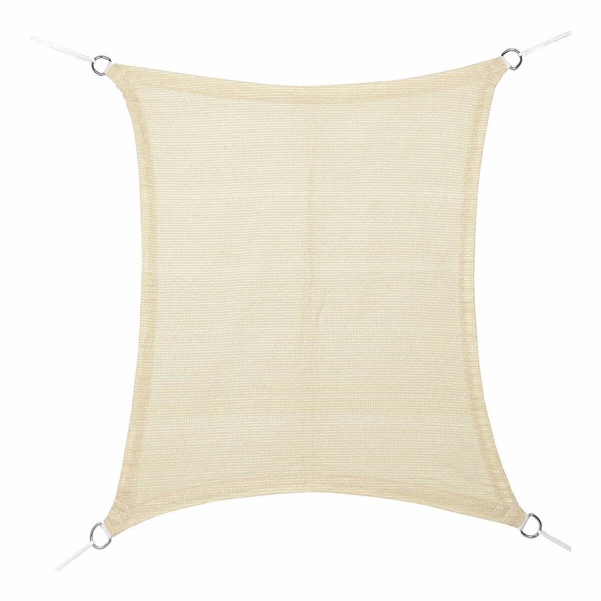 Toldo Vela de Sombra Rectangular Faura Beige 4 x 6 m Rectangular