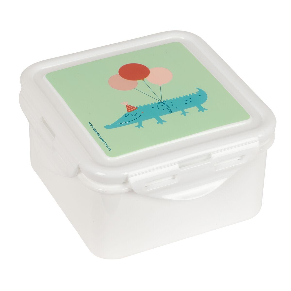 Fiambrera Safta Fiesta Verde 13 x 7.5 x 13 cm