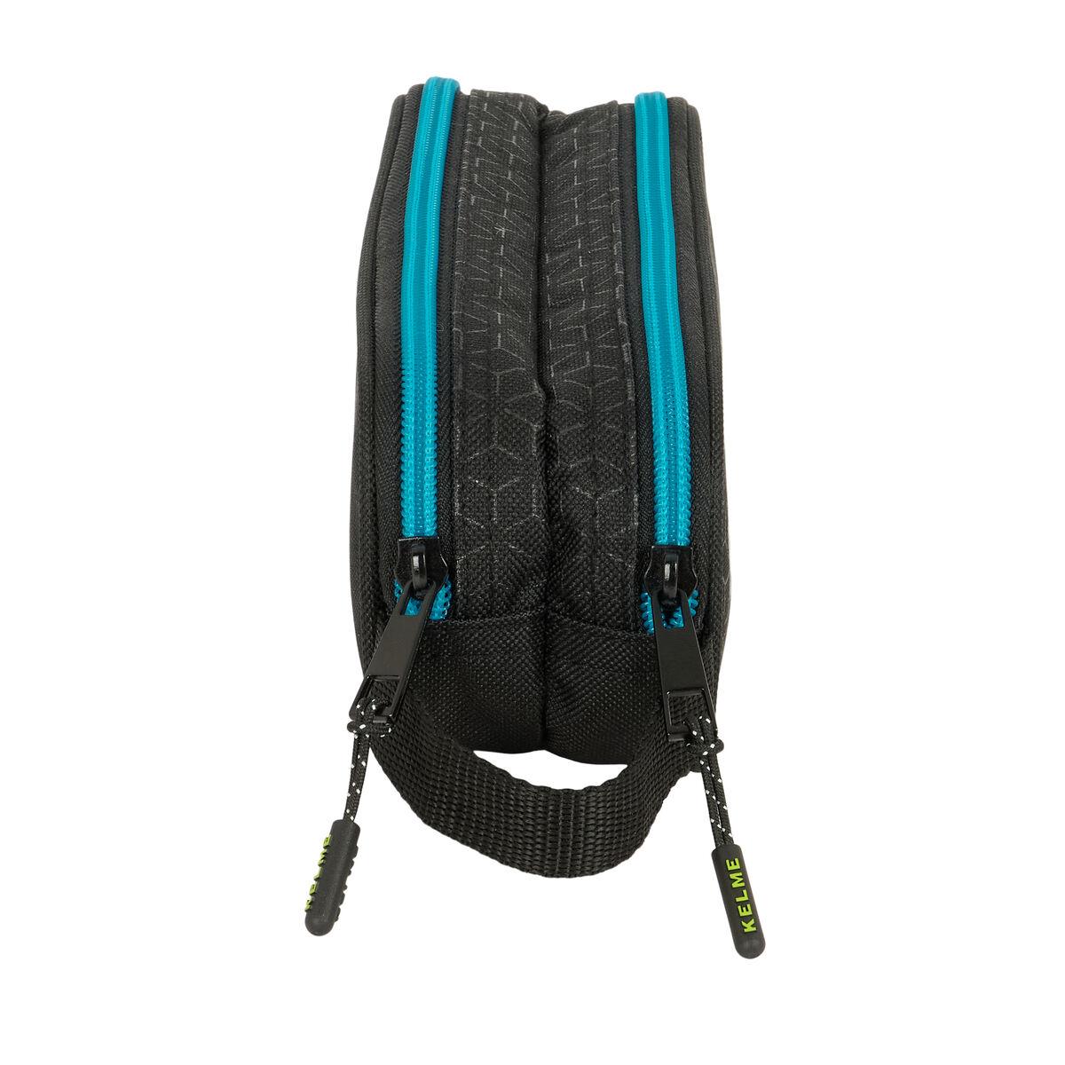 Portatodo Doble Kelme Iron Negro 21 x 8 x 6 cm