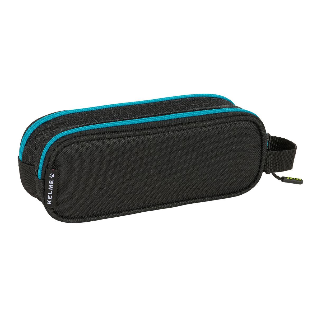 Portatodo Doble Kelme Iron Negro 21 x 8 x 6 cm