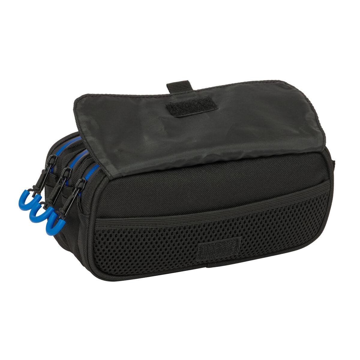Portatodo Triple Kelme Jet black Negro 21,5 x 10 x 8 cm