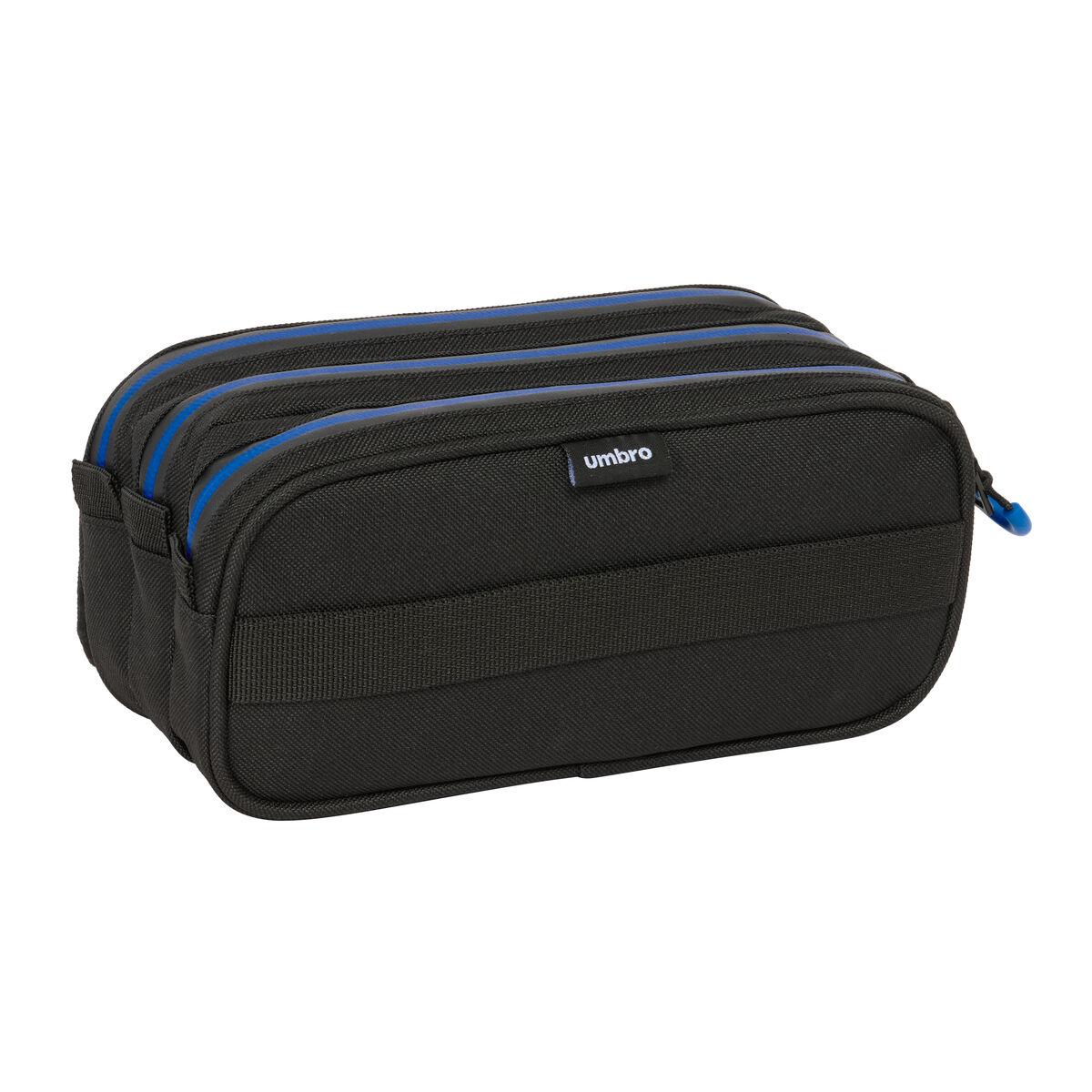Portatodo Triple Kelme Jet black Negro 21,5 x 10 x 8 cm