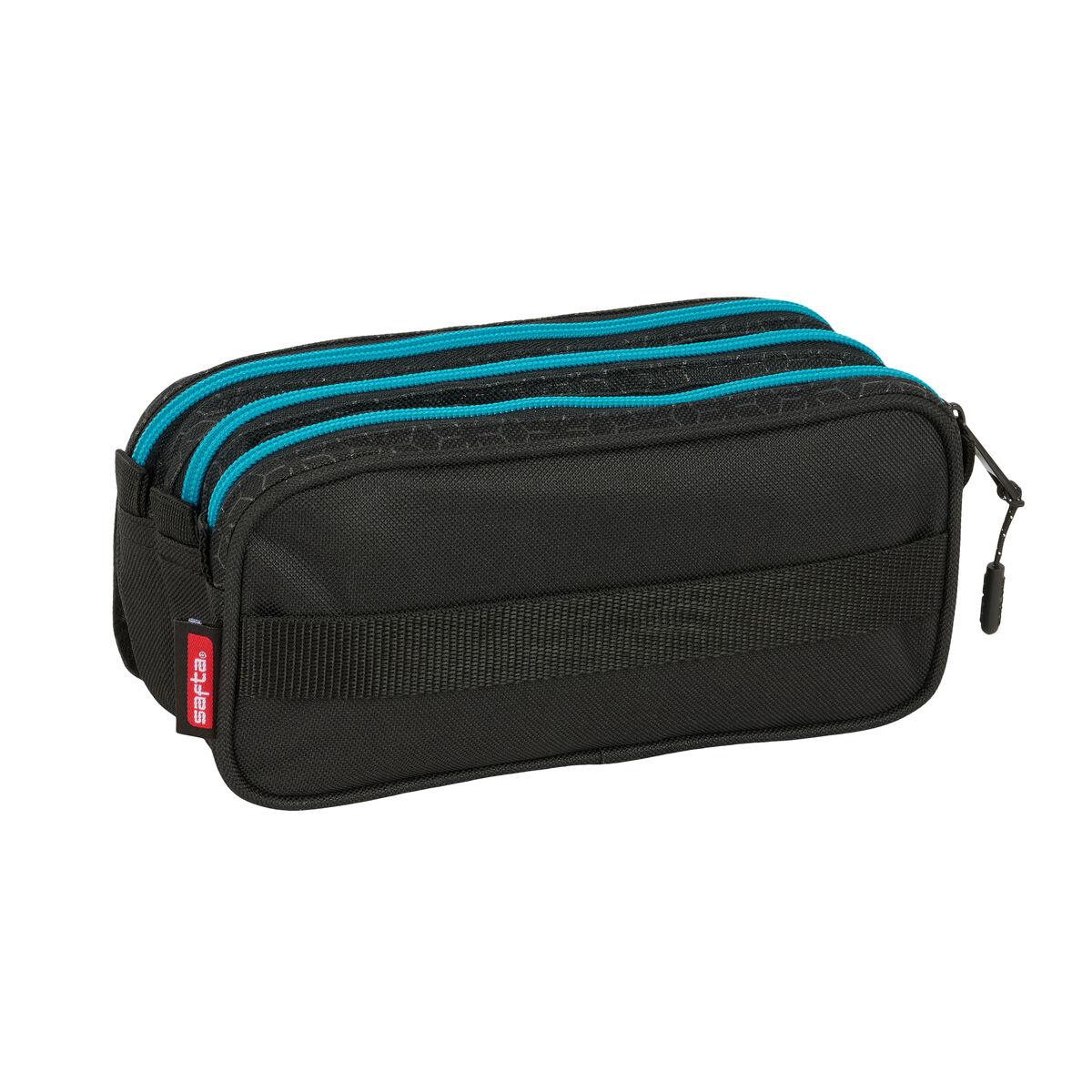Portatodo Triple Kelme Iron Negro 21,5 x 10 x 8 cm