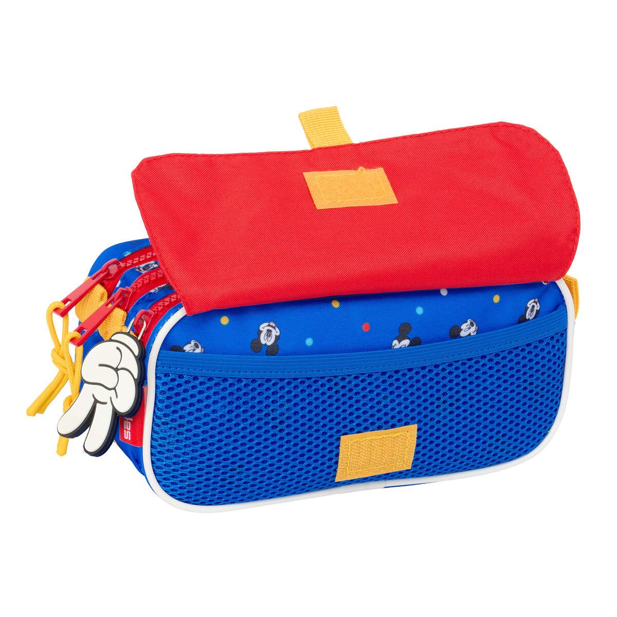 Portatodo Triple Mickey Mouse Clubhouse Good day Azul 21,5 x 10 x 8 cm