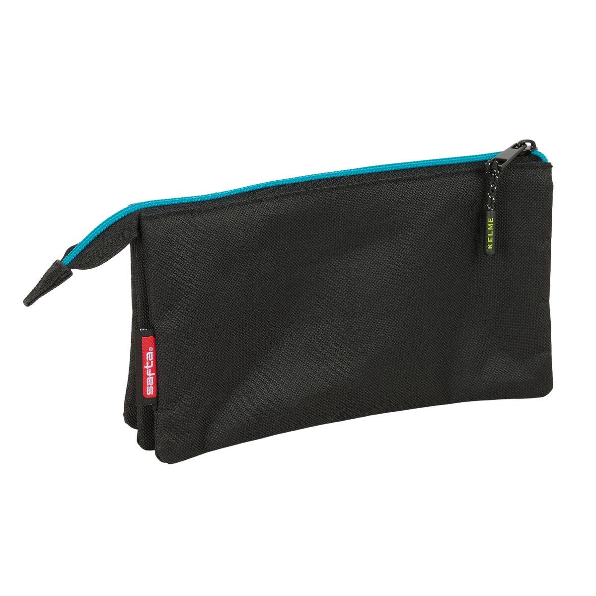 Portatodo Triple Kelme Iron Negro 22 x 12 x 3 cm