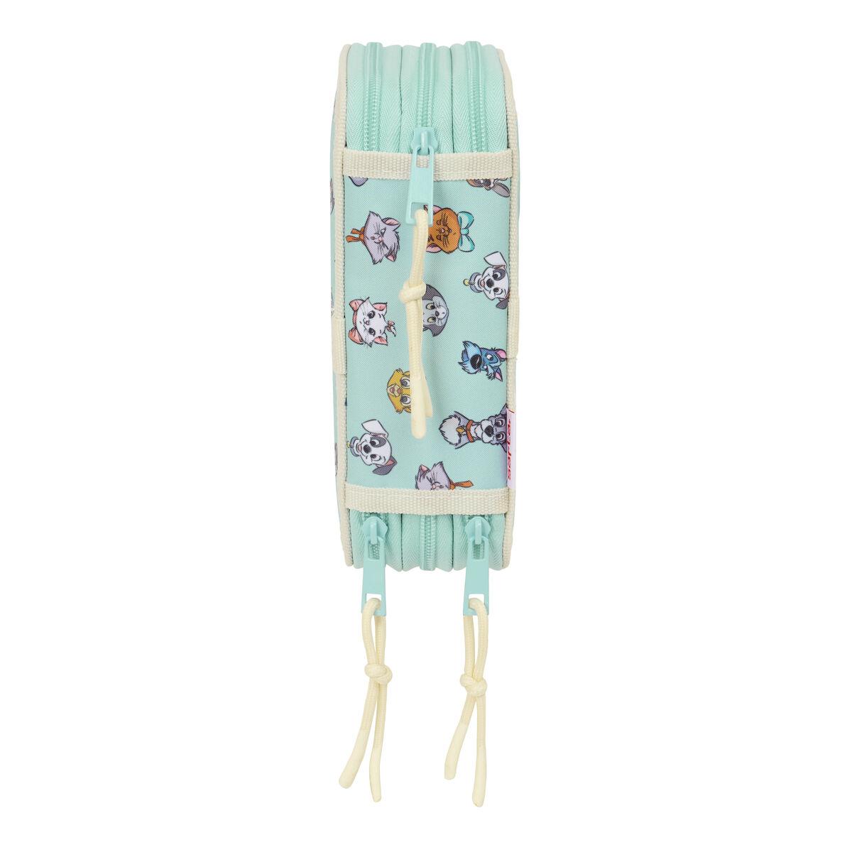 Estuche Escolar con Accesorios Disney Azul 12,5 x 19,5 x 5,5 cm 37 Piezas