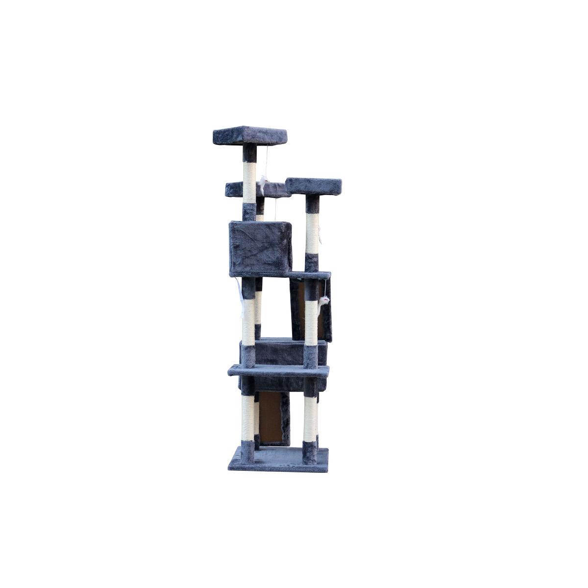 Árbol rascador para gatos Gloria Nilo Gris 7,5 cm