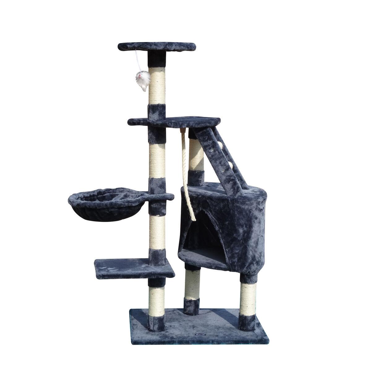 Árbol rascador para gatos Gloria Sinu Gris 7,5 cm 55 x 40 x 120 cm