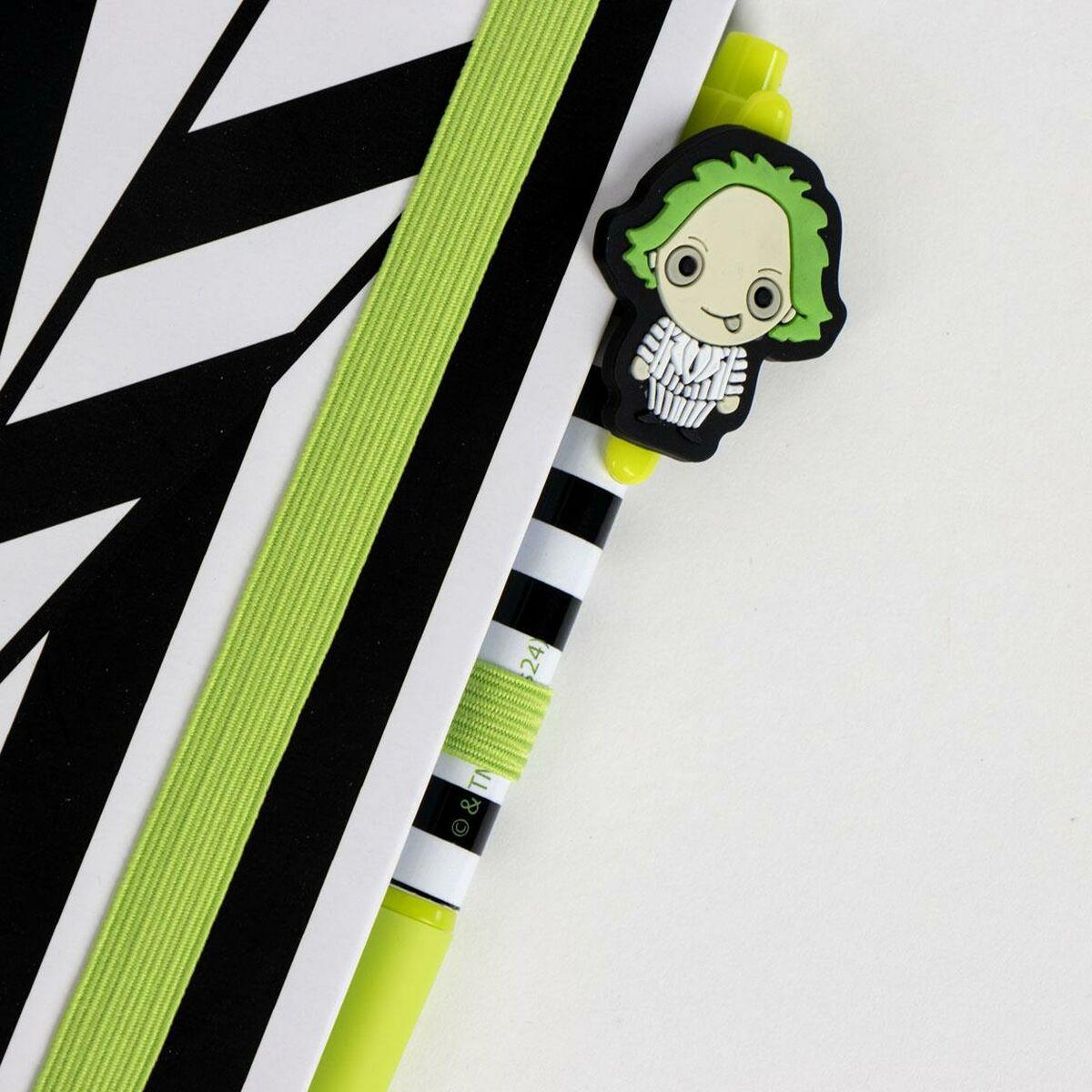 Set de Papelería Beetlejuice Blanco