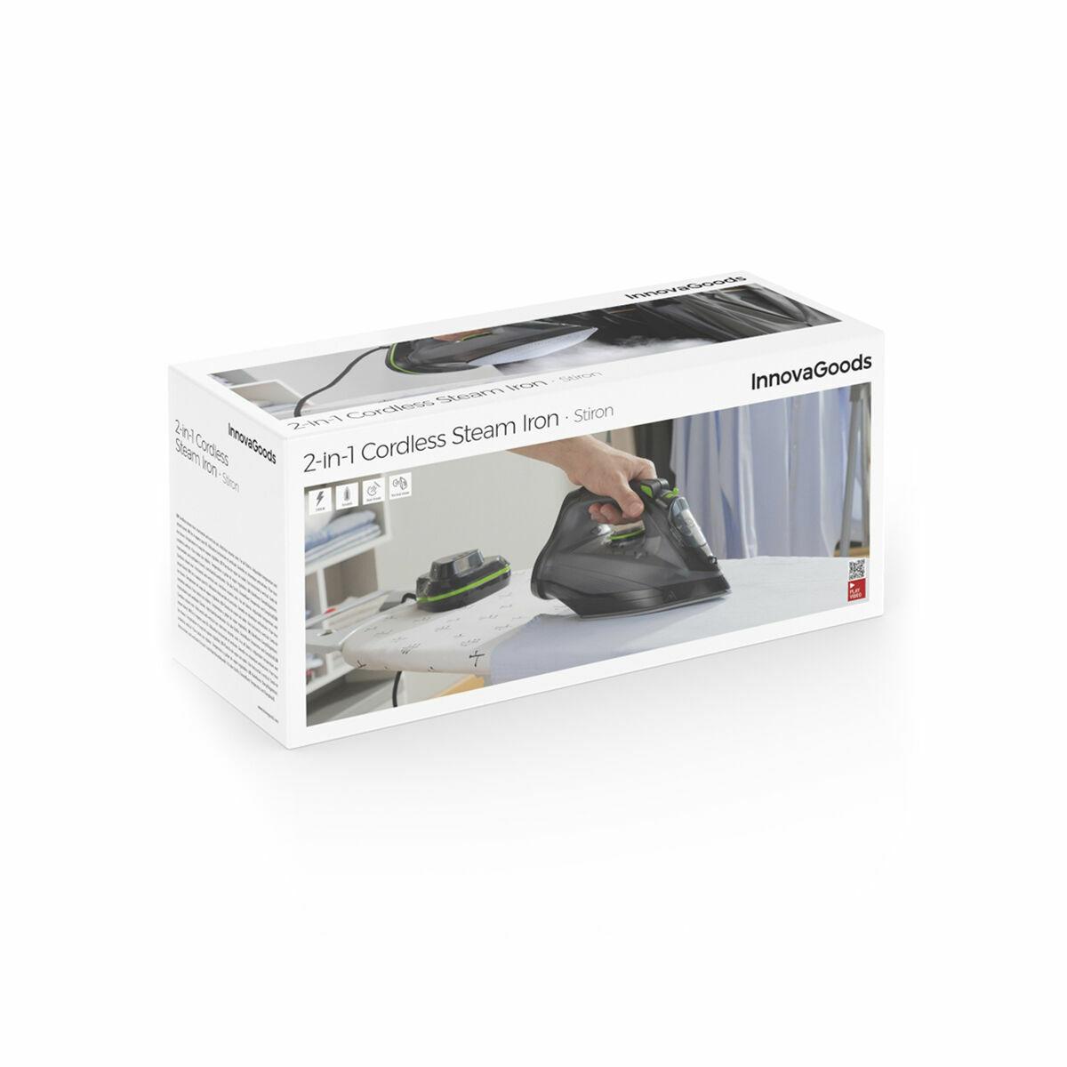 Plancha de Vapor Sin Cable 2 en 1 InnovaGoods Stiron 2400 W (Reacondicionado B)