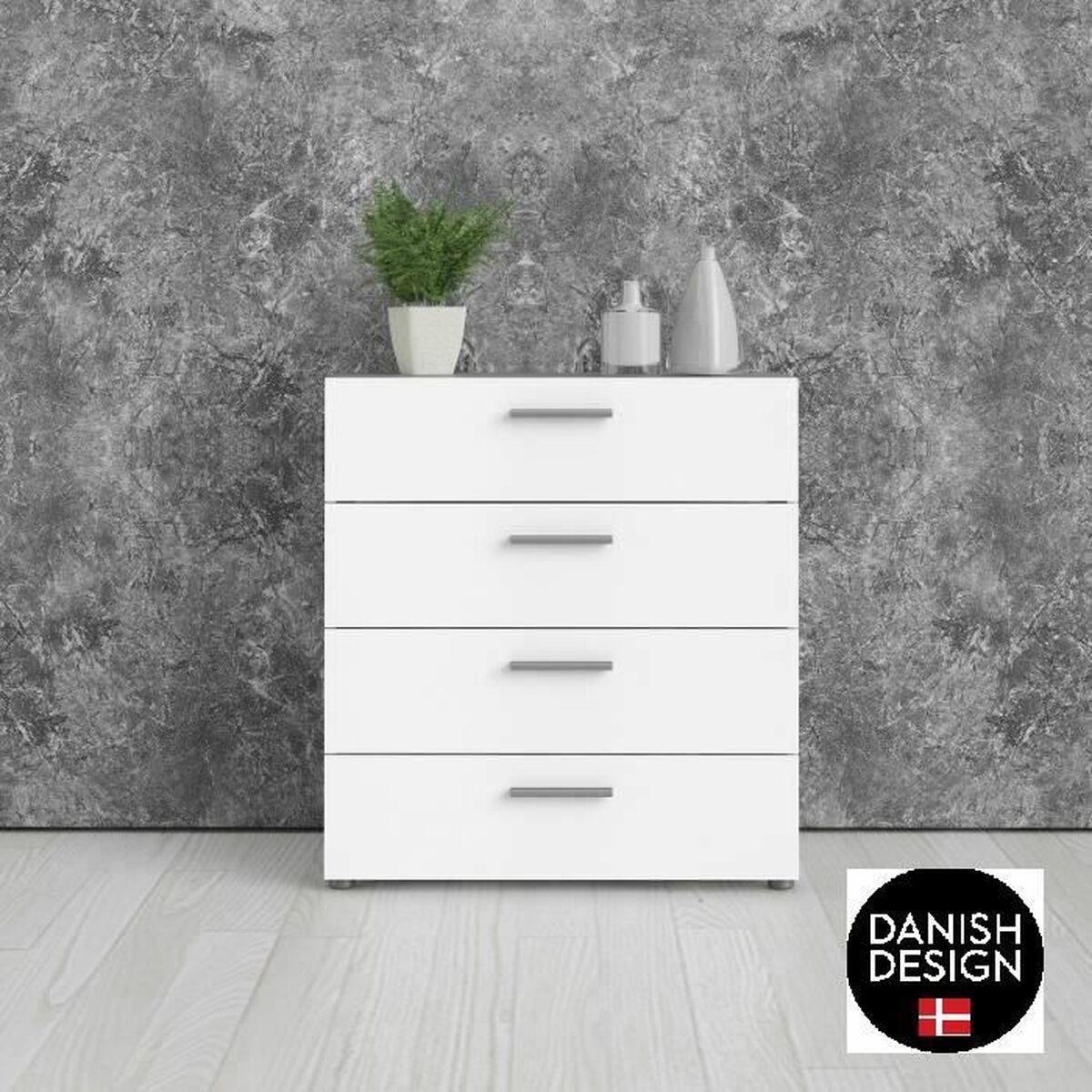 Cajonera Tvilum Blanco 70 x 40 x 75 cm