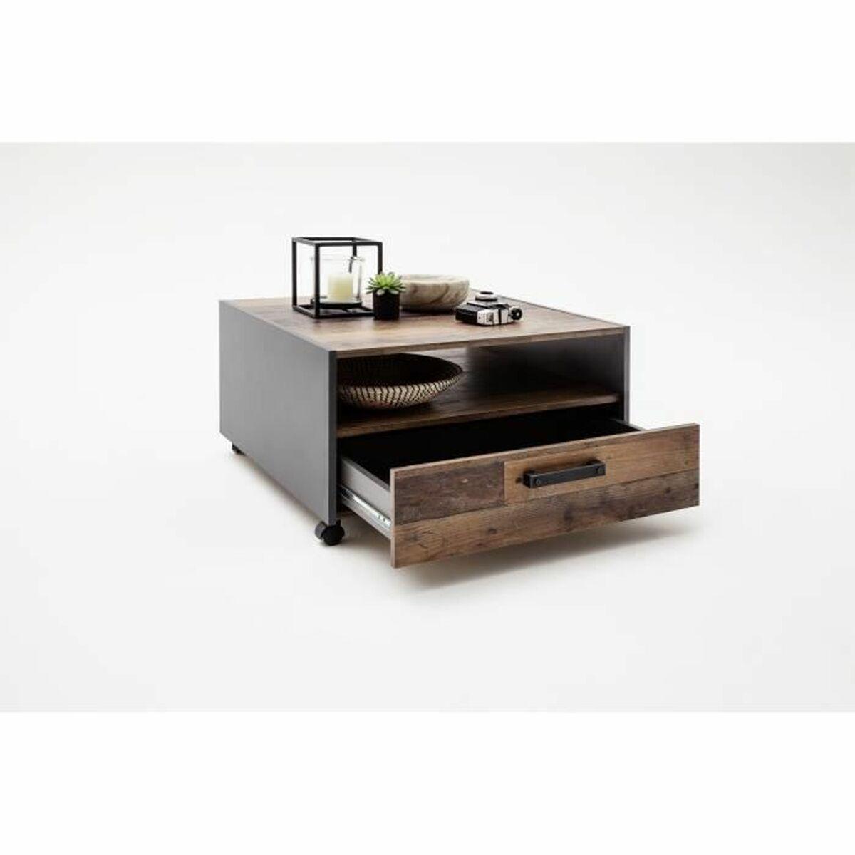 Mesa de Centro Trendteam Gris 70 x 70 x 40 cm